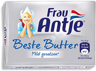 Frau Antje Beste Butter Mild gesalzen